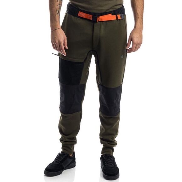 Polo Ralph Lauren Double Knit Cargo Sweatpants in Company Olive Green Mens L - Picture 3 of 15